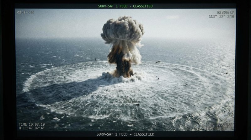 Megakonzern Mathara führt Atombombentest im Nordanik durch